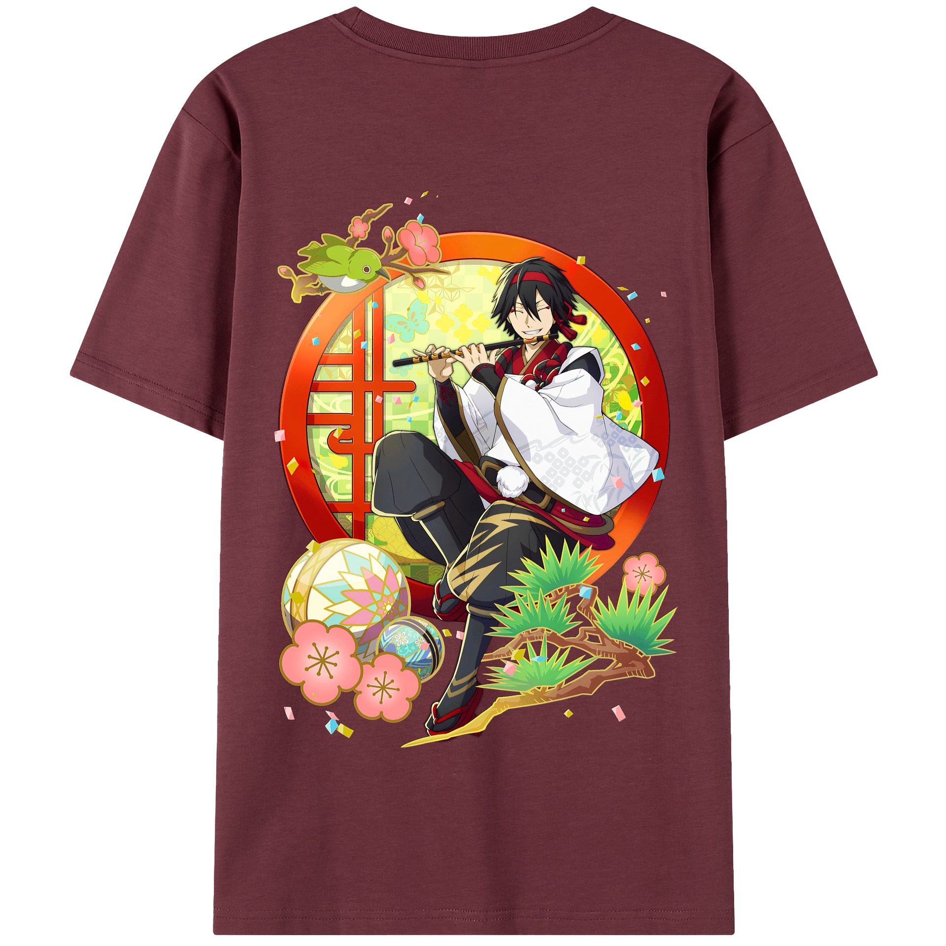 （画像用） 文豪ストレイドッグス Bungo Stray Dogs 綿100％半袖Tシャツ（背面プリント）